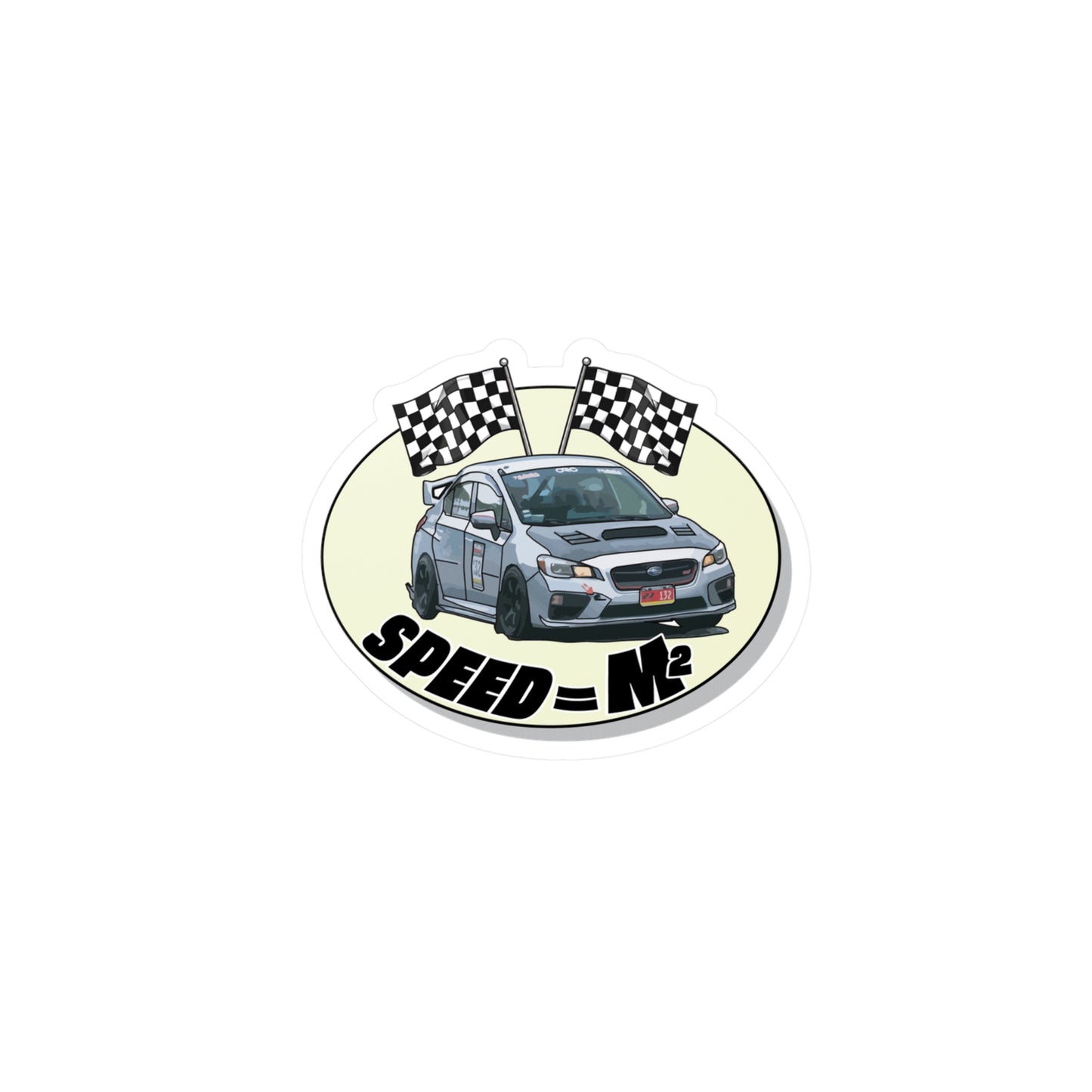 Subie Vintage Vinyl Decal