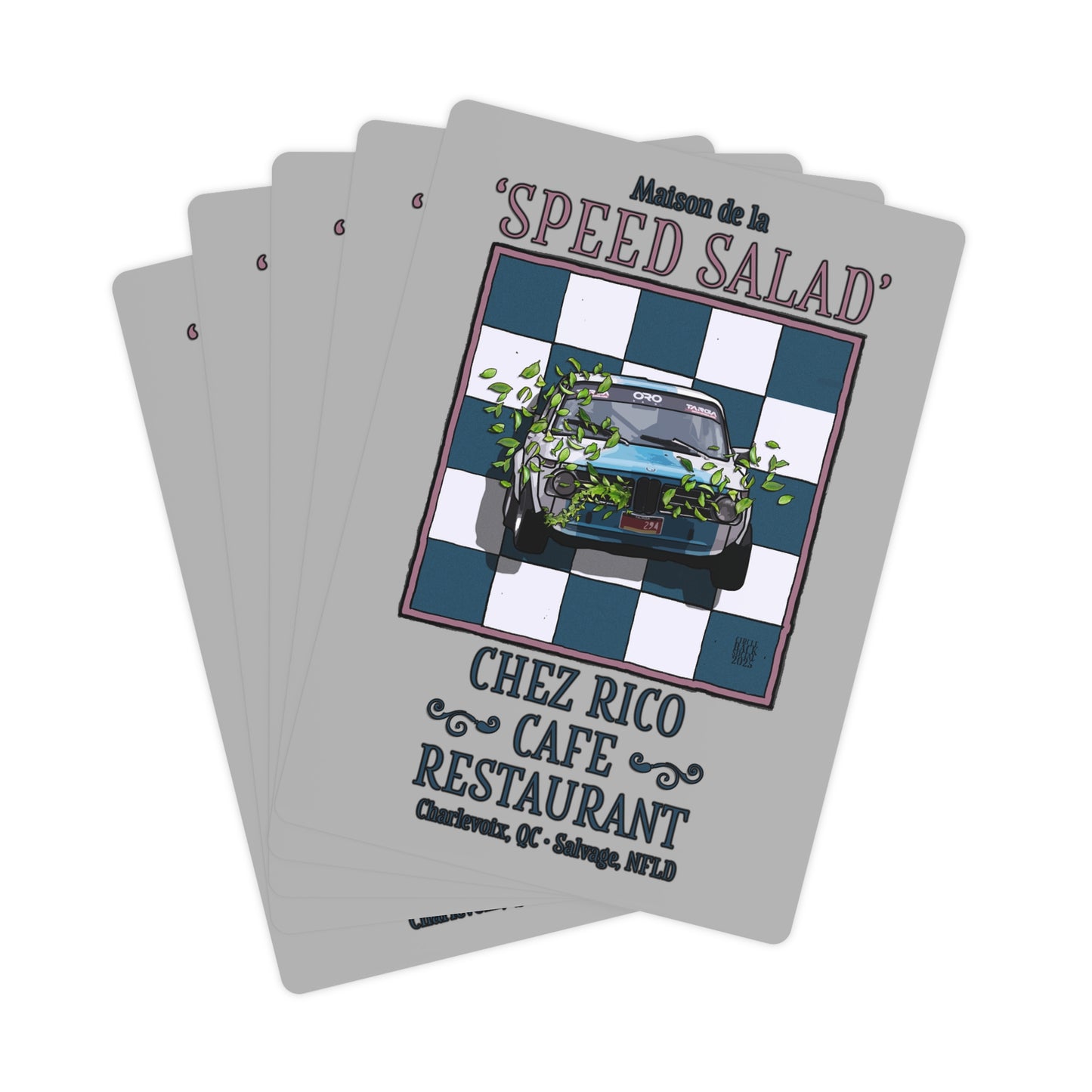 Chez Rico Stream Racing Poker Cards!