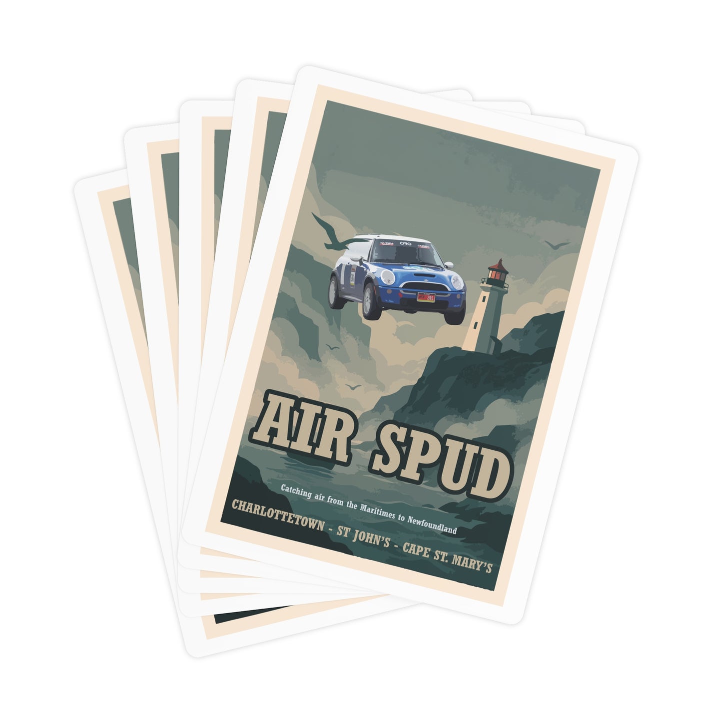 Air Spud Poker Cards