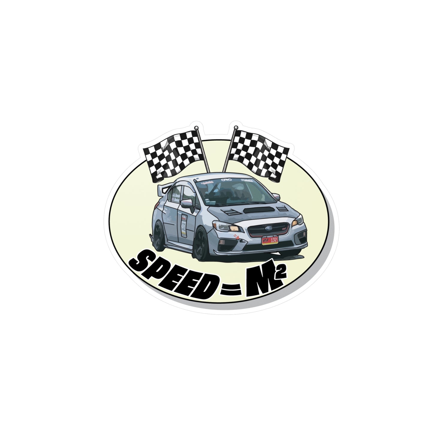 Subie Vintage Vinyl Decal